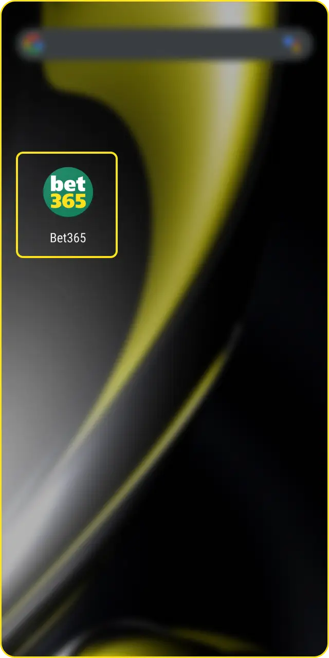 Abre la App directamente luego de instalar el APK de Bet365 para Android.