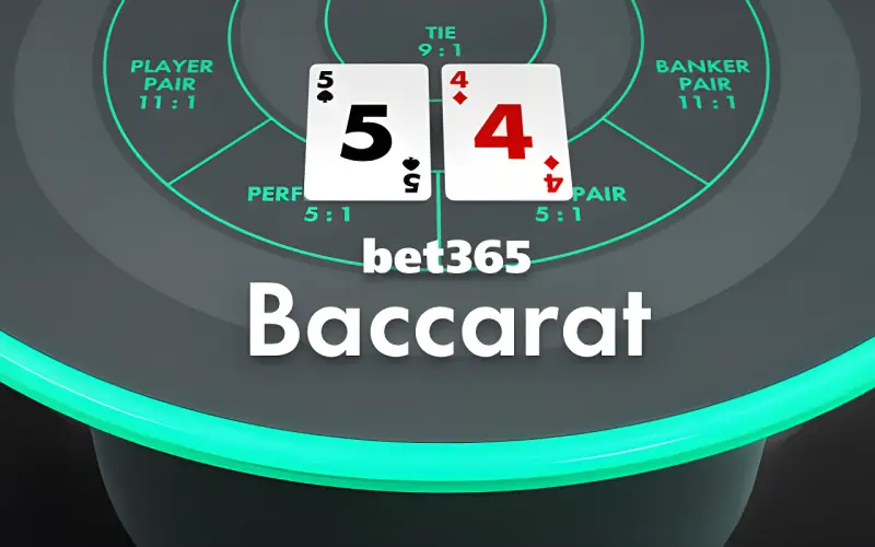Participa en Baccarat en Vivo en el casino Bet365 y gana en cada ronda.