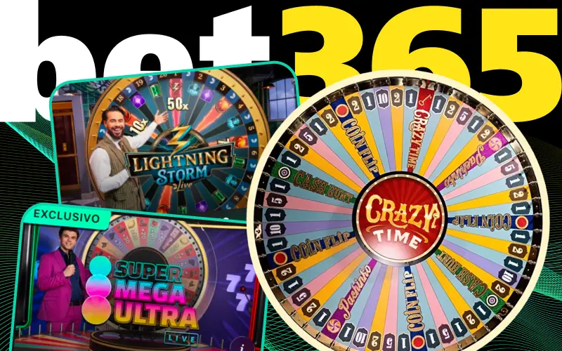 Participa en los interactivos y dinámicos Game Shows en Vivo de Bet365.