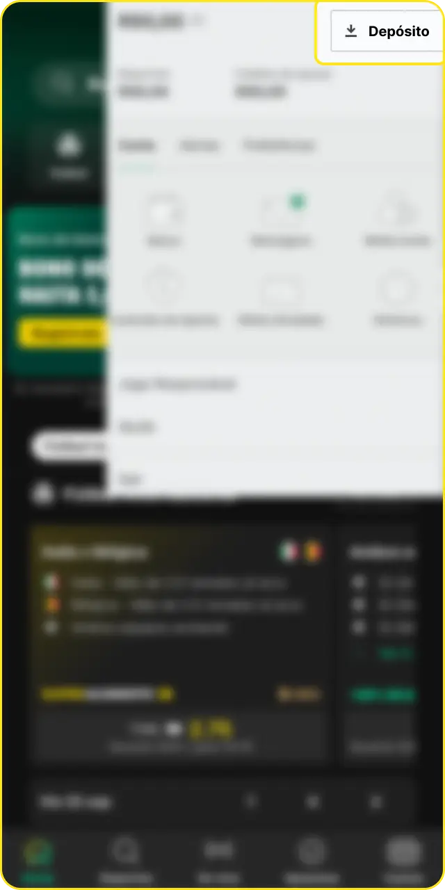 Realice su primer depósito y obtenga fondos para ver cómo empezar a jugar casino en vivo en Bet365.