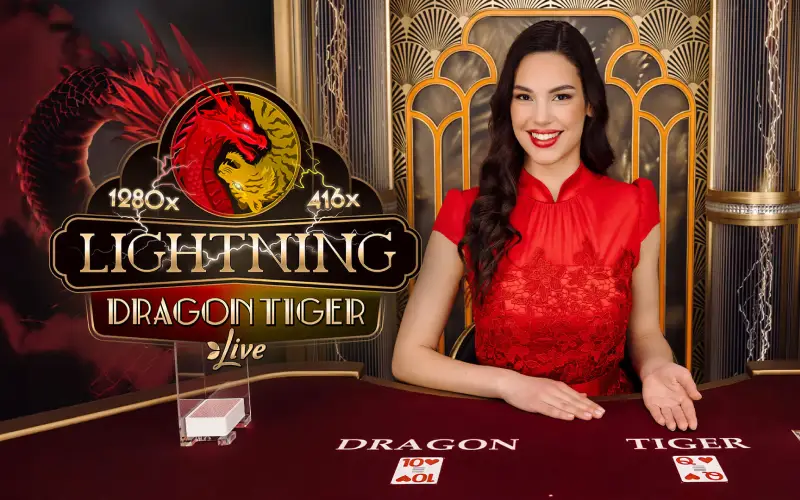 Apuesta en el rápido y sencillo juego Dragon Tiger desde Bet365.