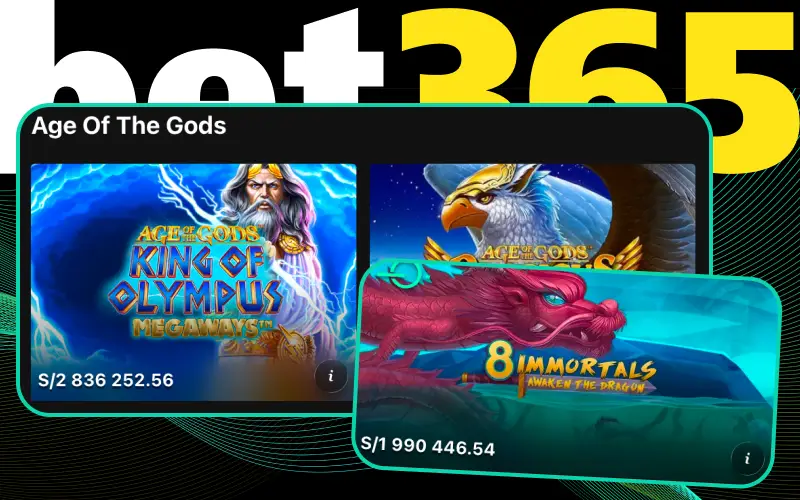 Gana premios acumulados participando en las tragamonedas con jackpots de la Bet365 App.